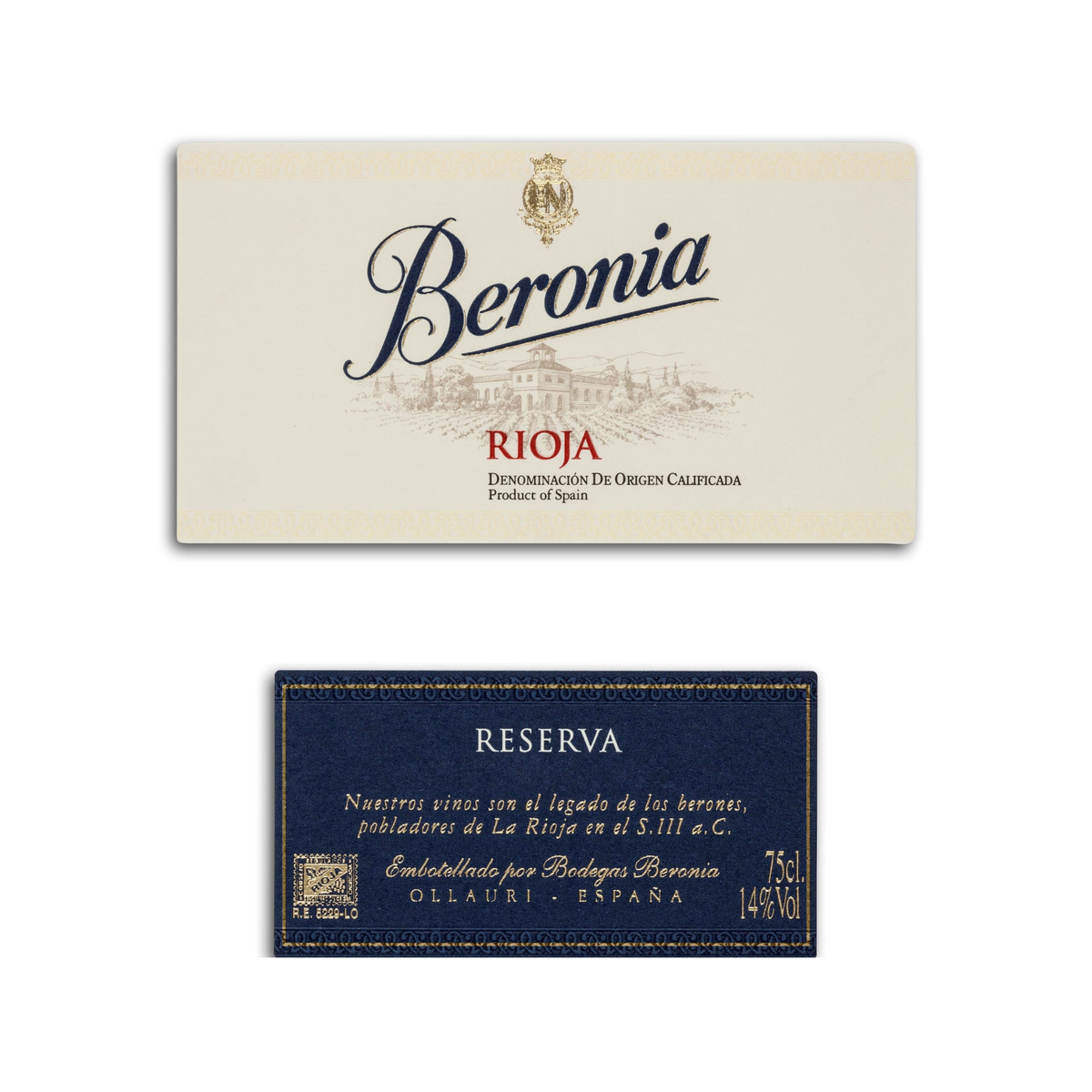 2017 BERONIA RIOJA Reserva